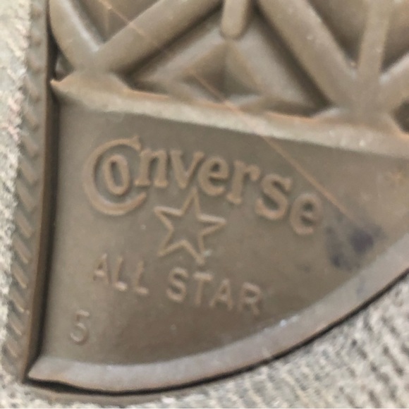 Converse All Start Sneakers SZ 5 - Picture 12 of 13